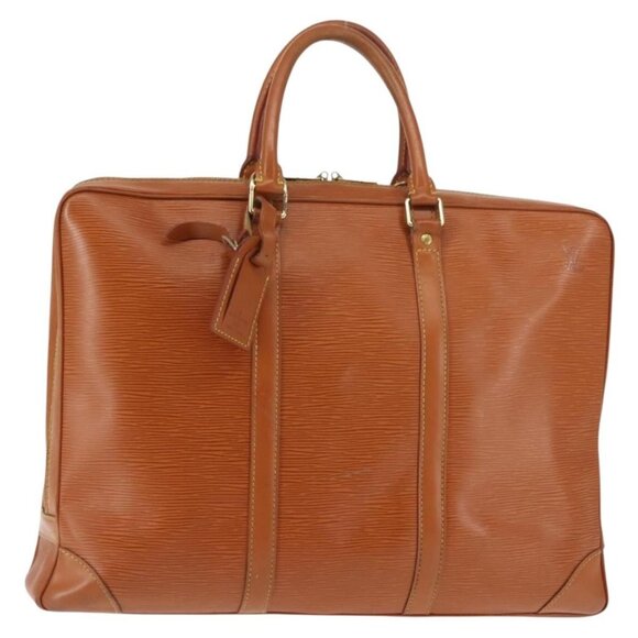 LOUIS VUITTON Epi Porte Documents Voyage Bag Zipangu Gold M54478 Auth bs29515 - Picture 1 of 16